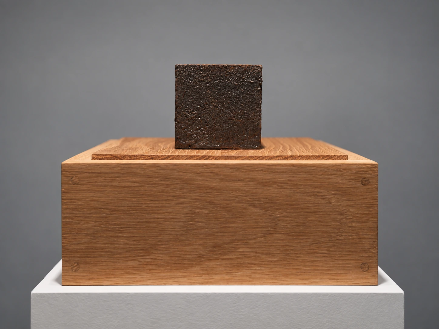 Detail of the dense cast block.
