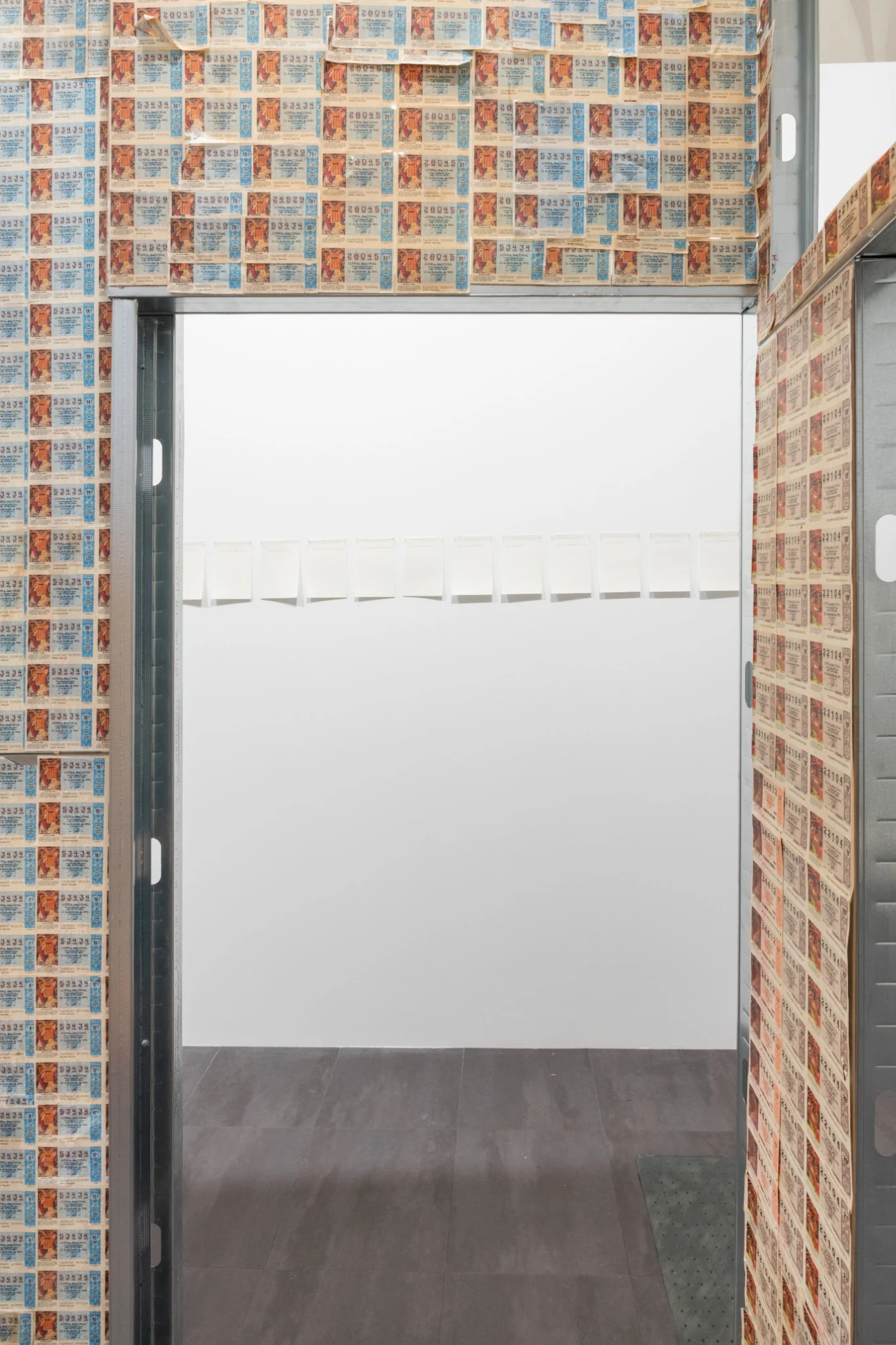 Door opening of the reconstructed room.