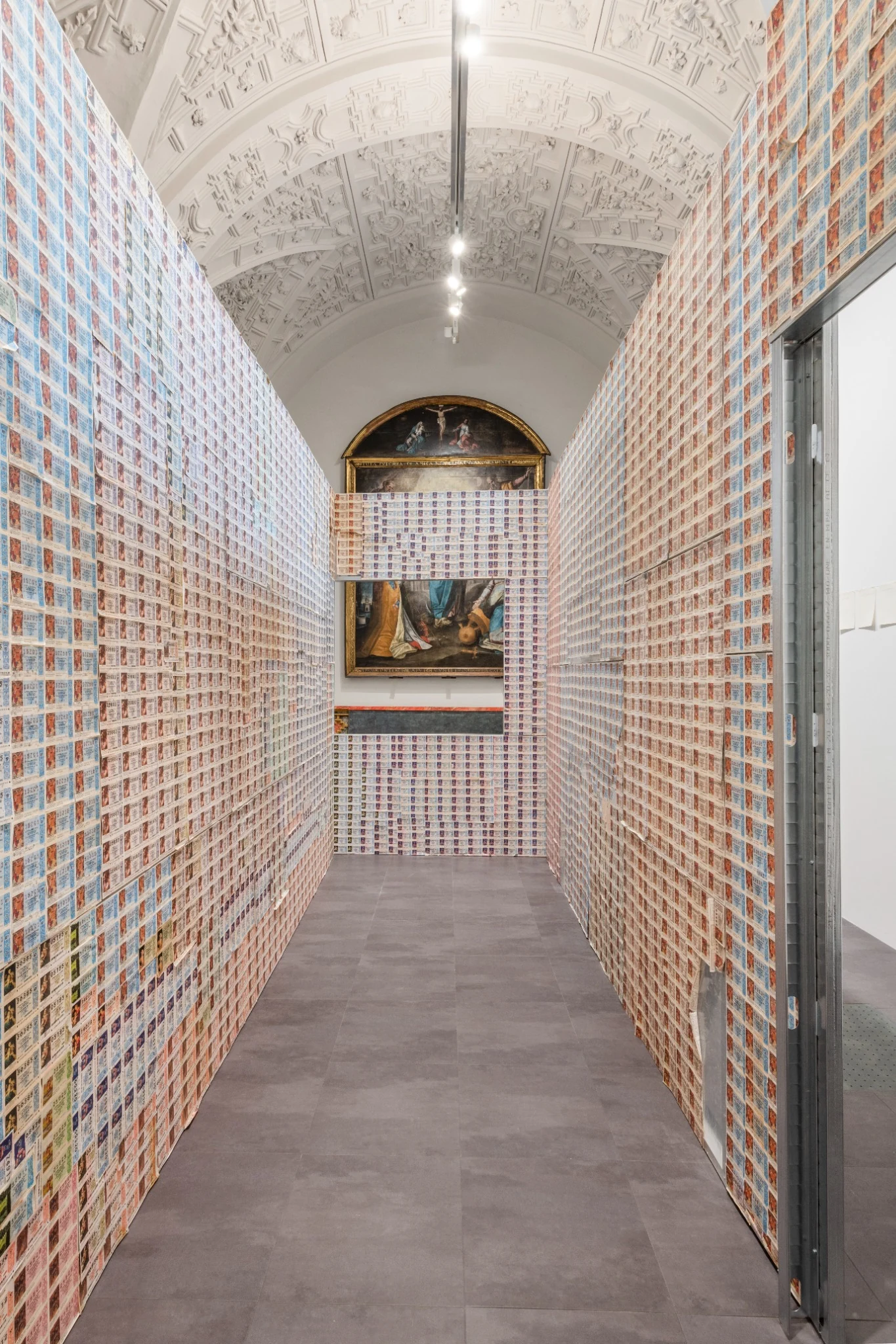 Interior of the reconstructed room.