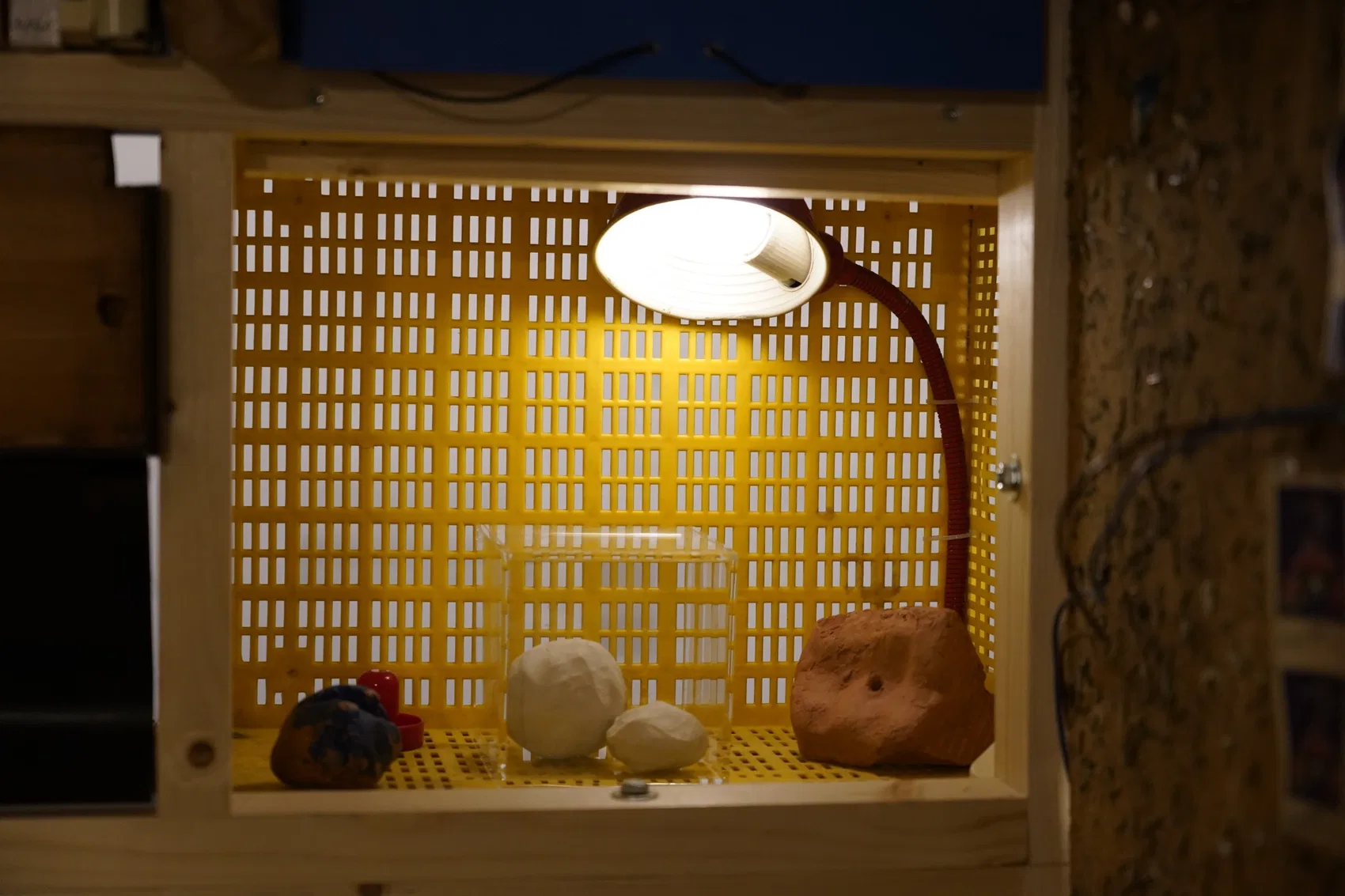 Detail inside the cabin.