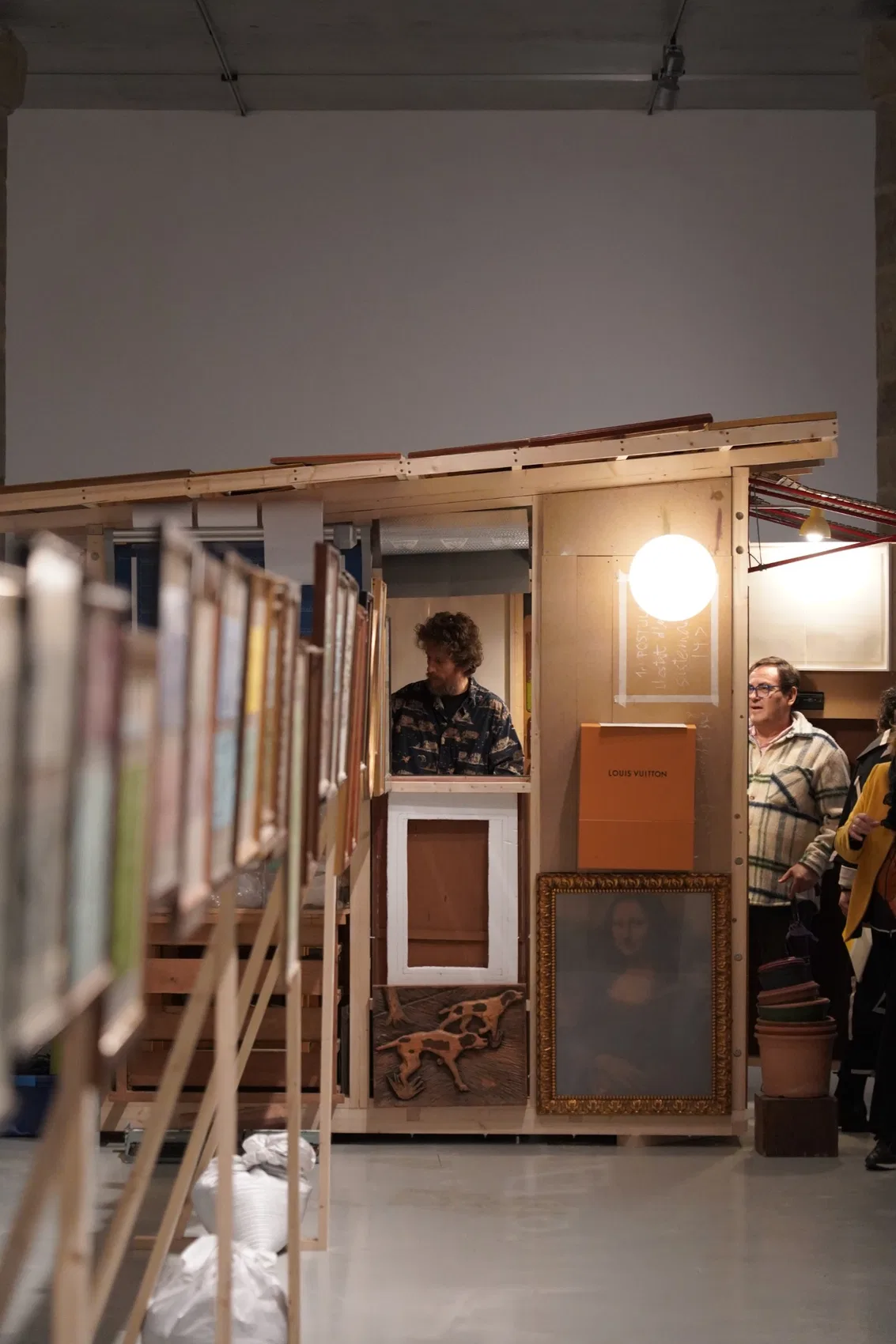 Installation activated by visitors.