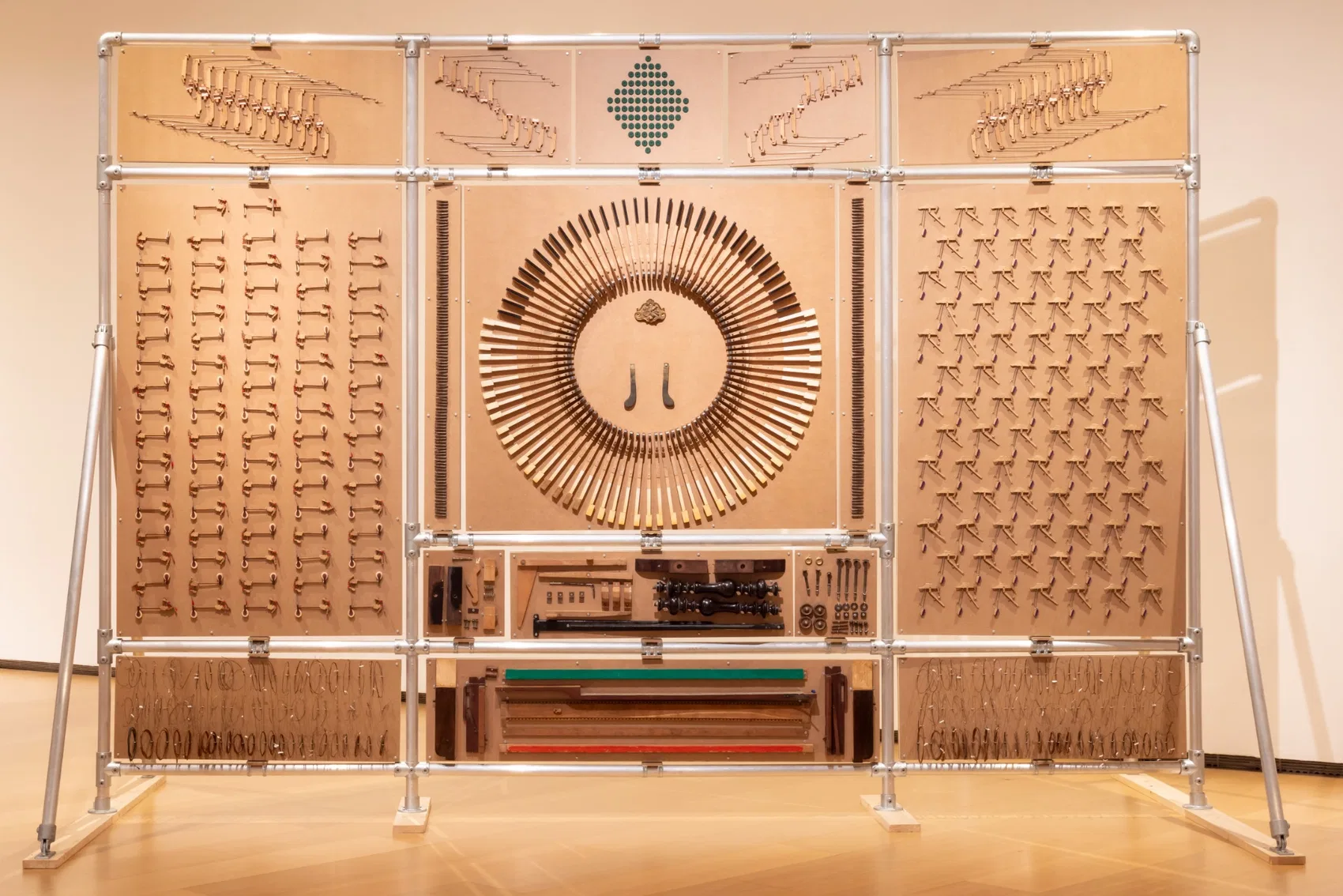 Schrödinger's piano installation