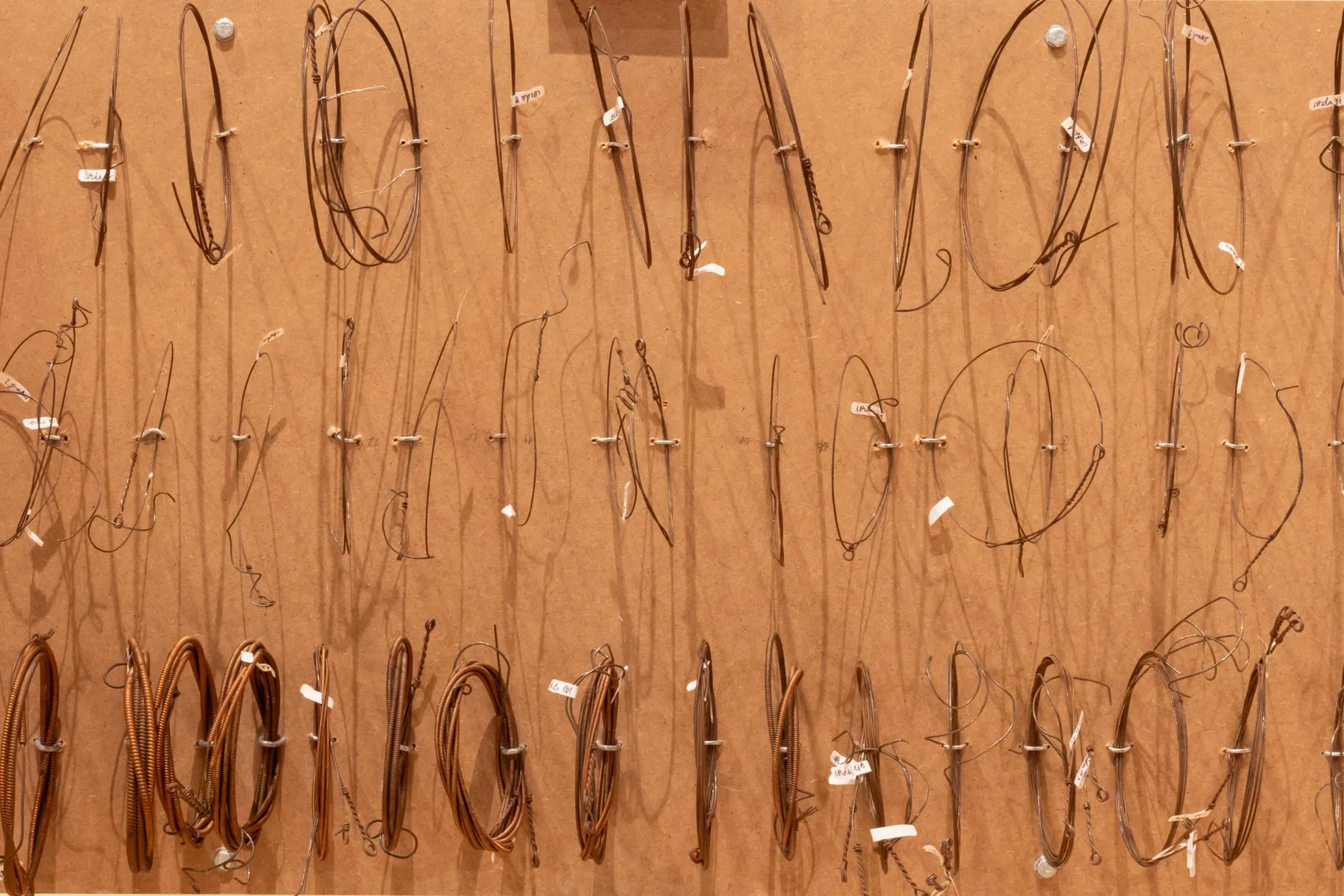 String and wire inventory.