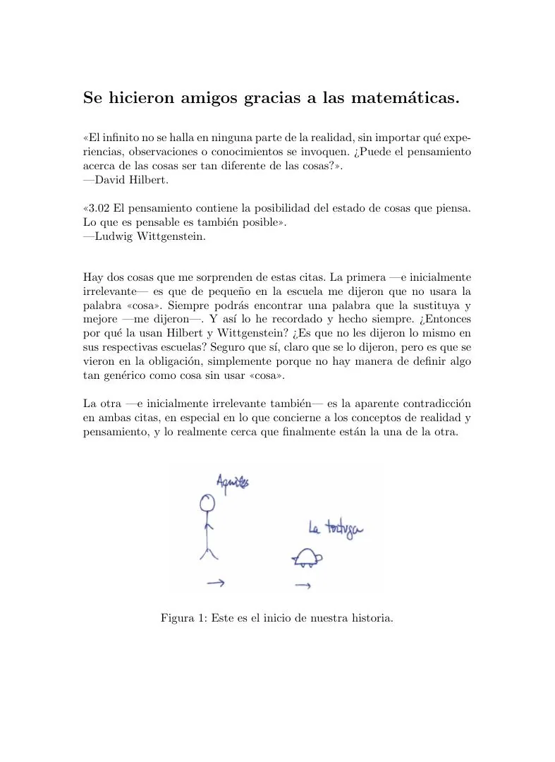 Se hicieron amigos gracias a las matemáticas — page 1
