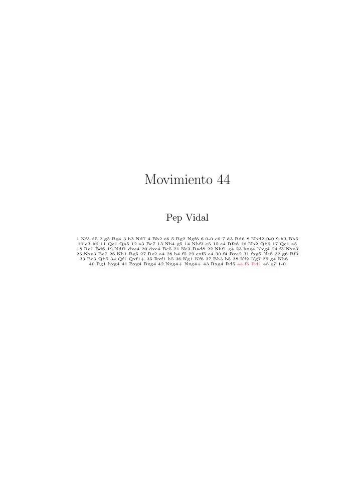 Movimiento 44 — page 1