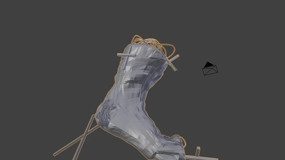 3D model of A Humble Sock